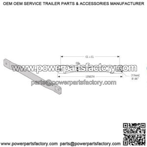 Landing Gear Strut Brace 17.62"
