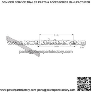 Landing Gear Strut Brace 23"