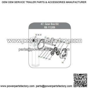 51000 Series Gear Box Repair Kit