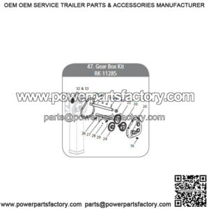 50000 Series Gear Box Repair Kit