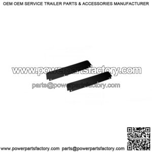 Black Rubber Top Flaps with Hardware
