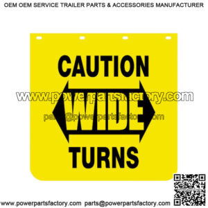 Yellow Poly Mudflaps, 24" x 36"