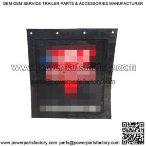 Heavy Duty Rubber Mudflaps, 22" x 23"