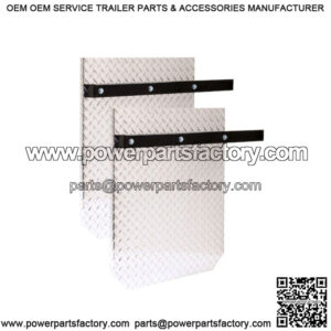 Aluminum Diamond Plate Splash Guard Kit, 28" x 22"