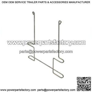 Galvanized Anti-Sail Mudflap Bracket, 21-1/8" x 22-3/8"