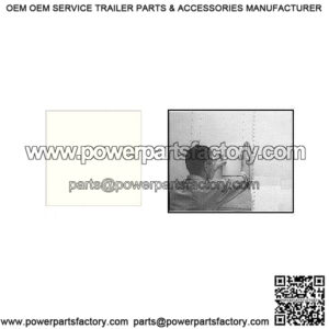 White Trailer Body Patch, 12" x 12"