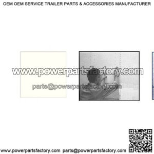 White Trailer Body Patch Panel, 12" x 24"