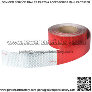Perforated Conspicuity , 6" White + 6" Red