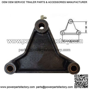 6-1/8" Tri-Angle Leaf Spring Equalizer Bar