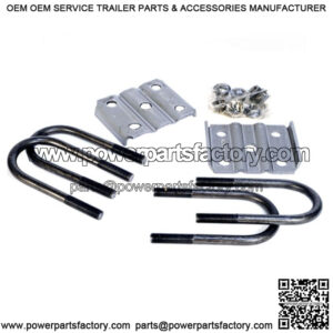 Tie Plate Kit for 2-3/8" Round Trailer Axle