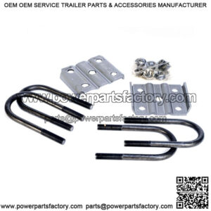 Heavy Duty Tie Plate Kit, 3" Round Axle