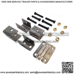 Single Axle Double Eye Leaf Spring Hanger Kit