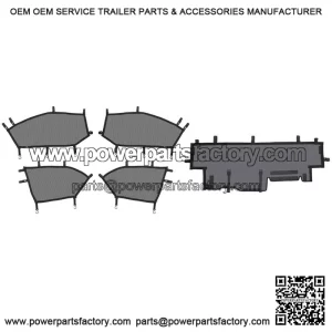 Window Nets Set & Rear Mesh Sunshade for Can-Am Maverick X3 MAX 4-Door (2017-2023)
