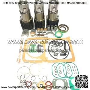For Deutz F3L912 Rebuild Kit 3 Cylinder STD 04157756 02136952 04231722