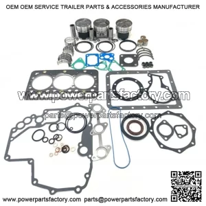 For Kubota D722 Engine Overhaul Rebuild Kit STD B7300HSD BX1850D BX1860D D722E