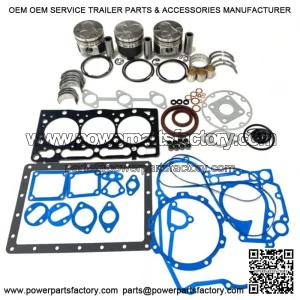 For Kubota D1105 Engine Overhaul rebuild Kit 16060-21114 B2410HSE B2620HSD STD