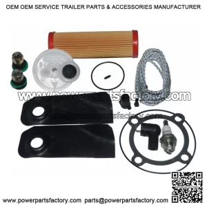 Lawn Mower Service Kit, 2 Stroke Carby Blades Filter Primer