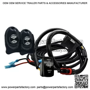 Wireless Winch Remote Wire Harness Kit for Polaris RZR Pro/Ranger XP - Pulse Power Busbar Plug Included