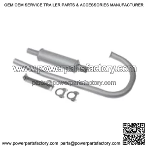 FD1010 Vertical Muffler & Pipe Unassembled Models Fits Ford 2N, 8N, 9N