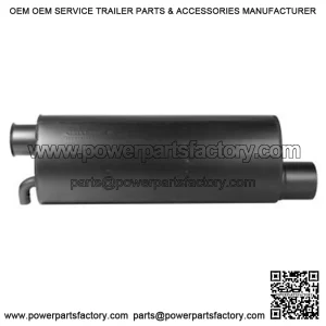 AR89594 Muffler w/ Vertical/Oval Body Fits John Deere Tractor 8440 8640