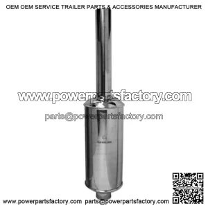 357288R92 Stainless Muffler Fits FARMALL Tractors M W6 40 50 400 450