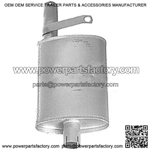 384346R91 New 34" Exhaust Muffler Fits Case-IH Harvester Tractor Model 706