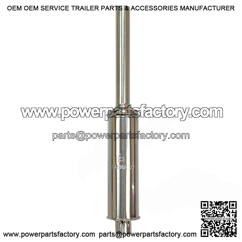 356003R91 Polished Stainless Steel Muffler Fits IH Fits FARMALL Fits Cub