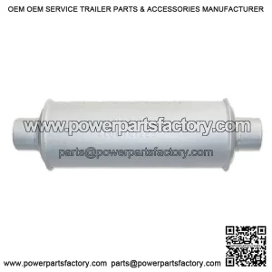 OLS061 Muffler, Horizontal Round Body - Fits Oliver Model 70