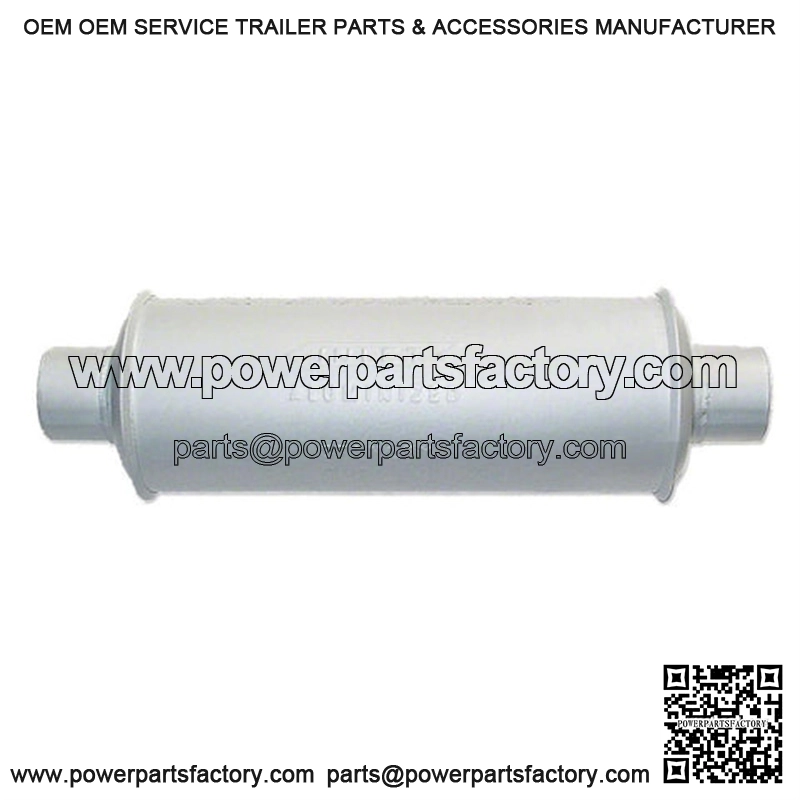 OLS061 Muffler, Horizontal Round Body - Fits Oliver Model 70