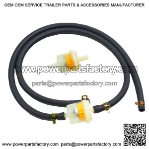 1/4?? Inner Diameter Fuel Line Hose and Filter and 4pcs Clamps for ATV Motorcycle