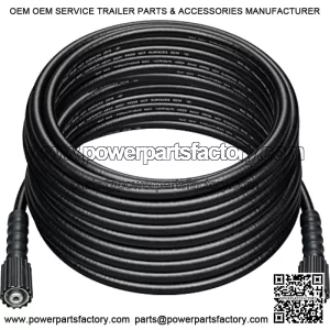 50 ft PVC Pressure Washer Hose - 3200 Max PSI - For Gas and Electric Pressure Washers