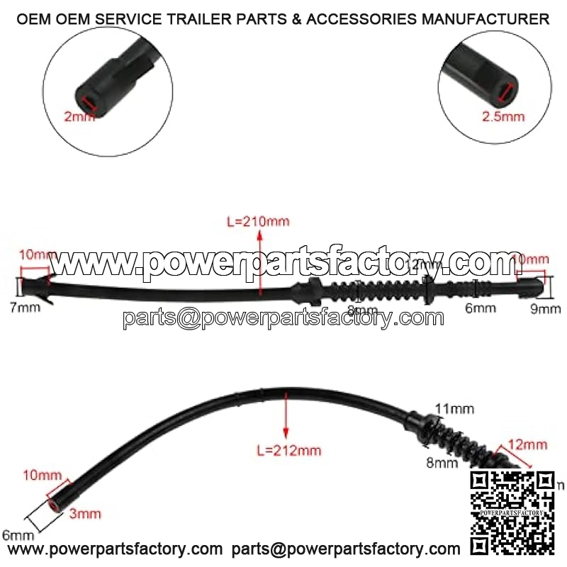 Fuel Line & Return Line for Husqvarna 435 440 445 450 E Replace 544128601 577535101 523055201 - Image 2