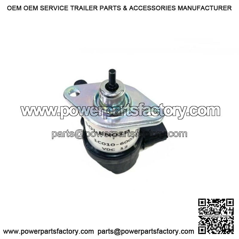 Fuel Shut Off Solenoid For Kubota V3300 V3600 V3800 1C010-600014 1C010-60017 - Image 3
