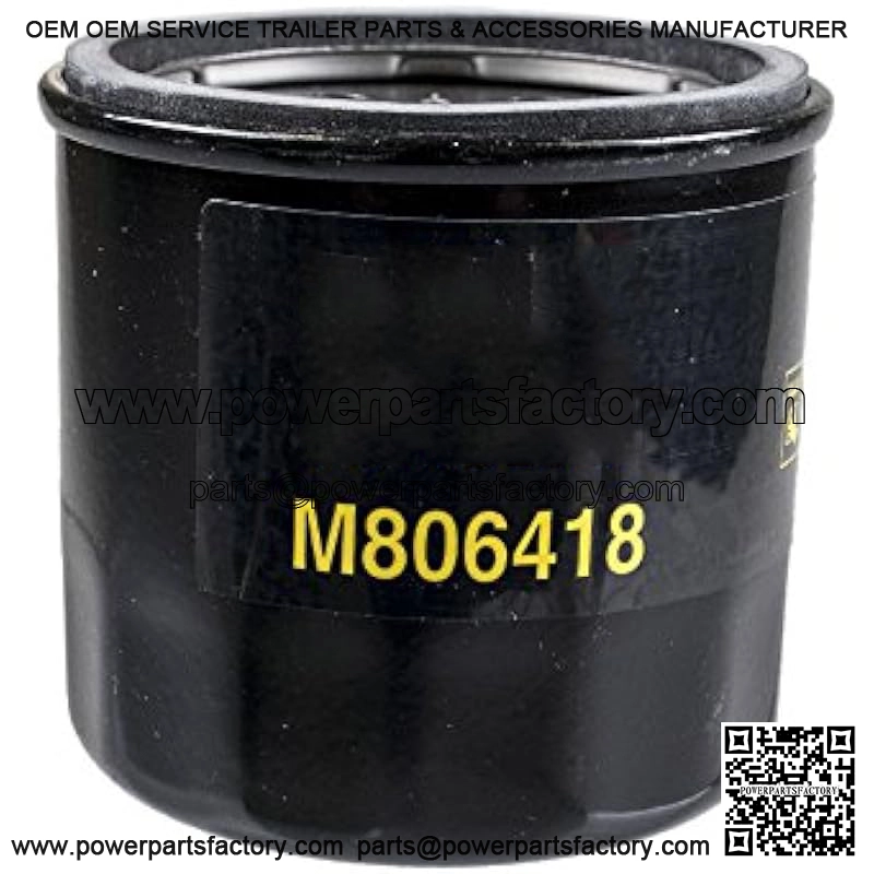 John Deere M806418 John Deere Oil Filter 1023E, 1025R, 1026R, 2210, 4010,755, HPX-DIESEL GATOR,455 LAWN MOWER, X495, X740, X748, and 1435 FRONT MOWER