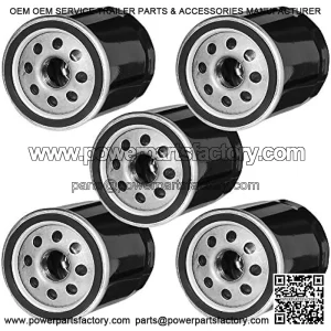 Replacement 5pcs Oil Filter for Kawasaki 49065-2057 49065-2062 49065-7010 49065-2078 John Deere AM101001 AM101054 AM105172 fit FH381-721V FH601-770D FJ180V Z925A Z930A Engine