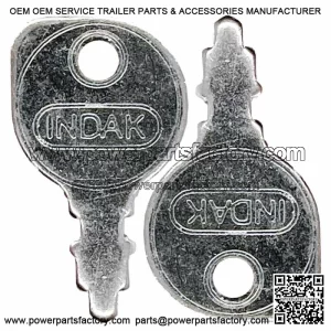 INDAK Riding Mower Ignition Key 2pk for John Deere Craftsman Husqvarna Toro