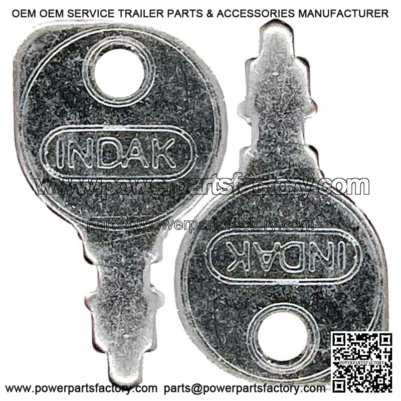 INDAK Riding Mower Ignition Key 2pk for John Deere Craftsman Husqvarna Toro