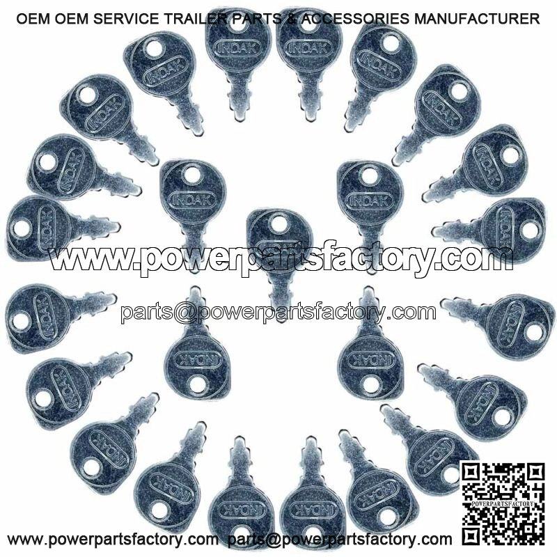 INDAK Riding Mower Ignition Key 25pk for John Deere Craftsman Husqvarna Toro