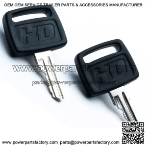 (2pk) Ignition Key fits John Deere Gator 4x2 4x4 4x6 HPX CS CX TE TH & TX Series