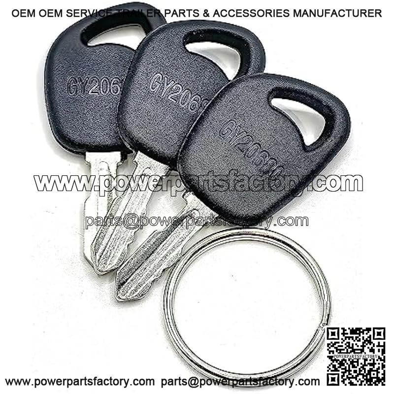 Gy20680 Gx24332 Lgnition Keys Replacement for John Deere D100 D105 D110 D120 D130 D140 D150 D155 D160 D170 Lawn Tractors (3 Pack) - Image 3