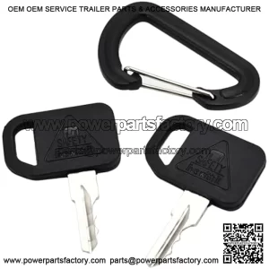 AM131841 Ignition Keys 131841 AM101600 Compatible with John Deere Gator CS CX HPX 4X2 4X4 6X4 300 400 X400 X500 GX GT LX Series 130 160 165 240 245 260 Lawn Mower Tractor Replace AM102439 TCA24616 (2)