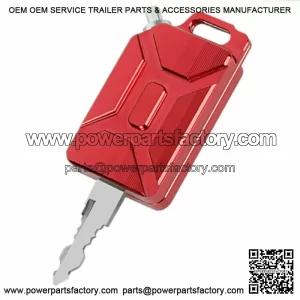 High-Quality 3D CNC Oil Tank Shape Motorcycle Key Cover Keychain ATV UTV (For: John Deere Gator HPX HPX815E)
