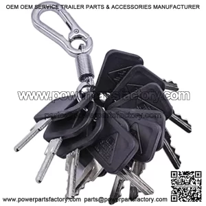 10 Pcs Ignition Keys AM131841 for John Deere 300 400 GT GX LX Series 130 160 165 Gator 4X2 6X4 Gator Key