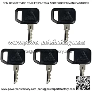 AM131841 Ignition Key for John Deere 300 400 GT GX LX 130 160 165 Gator 4X2 6X4 622 600 1800 2020 2030A 850D 855D (5), Black