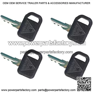 4X Ignition Keys AM131841 For John Deere 1200A 3225C F1145 GT225 LX172 X485 445