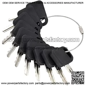 AM131841 10Pcs Ignition Keys AM102439 AM101600 M73153 Compatible with John Deere Gator Mower Tractor LX172 LX173 LX176 LX178 X465 X475 X485 X495 X479 X575 X585 X595 M76975 TCA24616