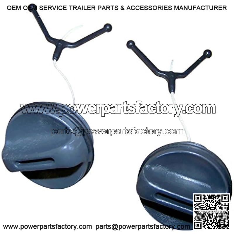 Gas Tank Fuel Cap + Oil Cap for HUSQVARNA Chainsaw 362 365 371 372 372XP Parts Replace OEM # 537 21 52-02