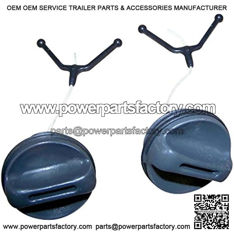 Gas Tank Fuel Cap + Oil Cap for HUSQVARNA Chainsaw 362 365 371 372 372XP Parts Replace OEM # 537 21 52-02 - Image 3