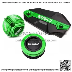 Kawasaki Z650 Ninja650 CNC Brake Fluid Reservoir Cover Engine Oil Filler Cap