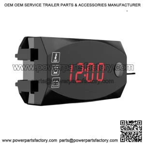 Mini red digital thermometer (3 units)